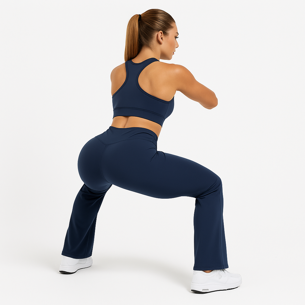 Navy Sculpted Flarez