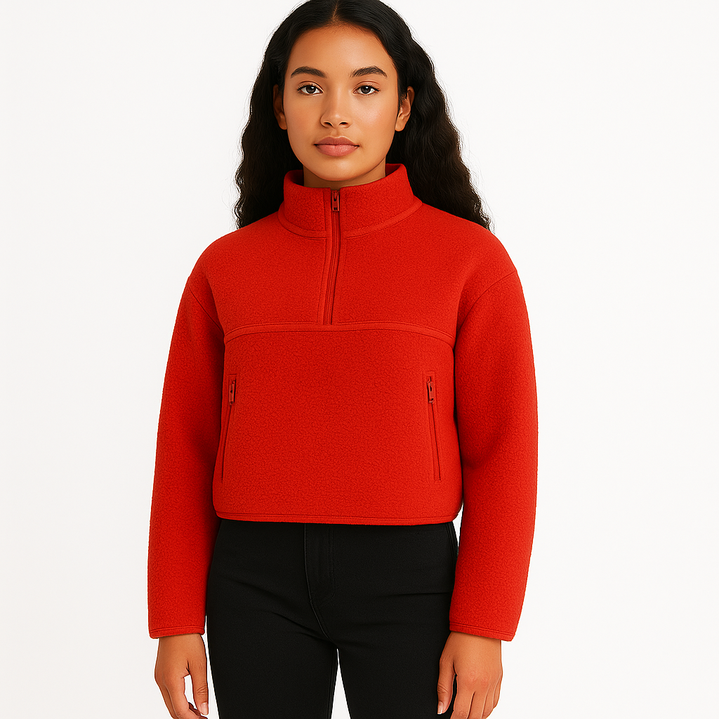 Purple Thermal Quarter-Zip