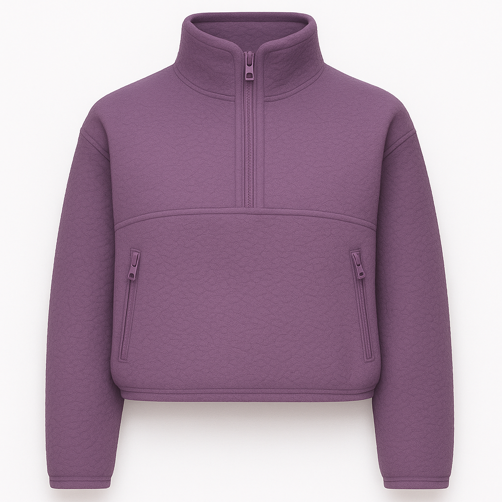 Purple Thermal Quarter-Zip