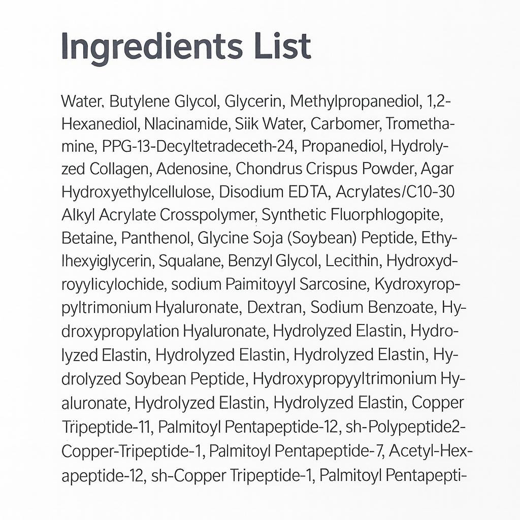 Korean Silk Peptide Lifting Ampoule